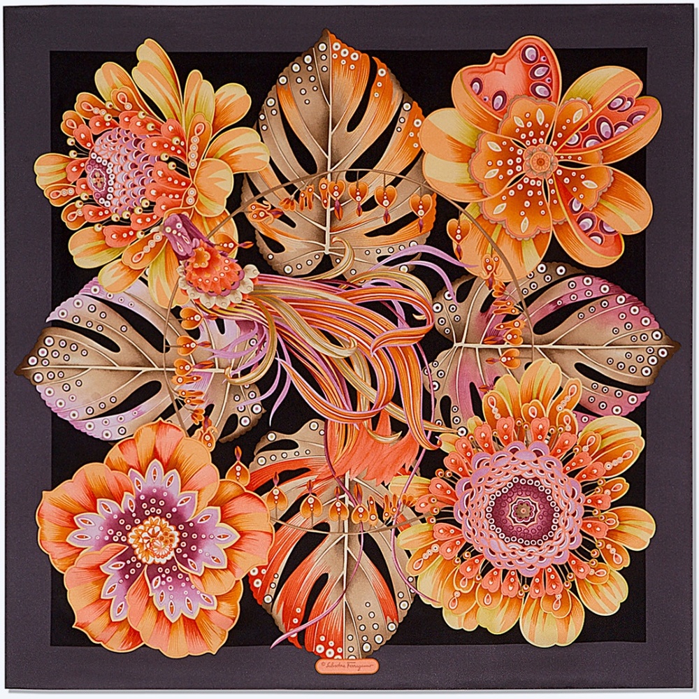 Salvatore Ferragamo Silk Scarf